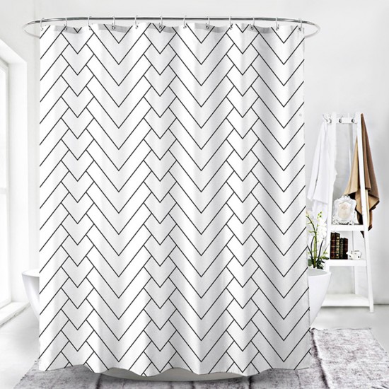 Thickened Waterproof Zebra Printing Shower Curtain Partition Washable Bathroom Accessories Thickened Waterproof Zebra Printing Shower Curtain Partition Washable Bathroom Accessories
