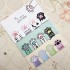 12pcs Magnetic Bookmark Varied Starry-Sky Patterns Exquisite Appearance Lightweight Portable Marking Tool For Students Teachers