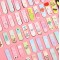 12 Pcs Magnetic Bookmark 12-style Landscape Cloud Simple Art Pattern Page Markers For Students Teachers School Office Supplies