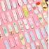 12 Pcs Magnetic Bookmark 12-style Landscape Cloud Simple Art Pattern Page Markers For Students Teachers School Office Supplies