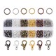 120pcs Alloy Lobster Clasp, Opened Closed Smoothly Jewelry Buckle 6-color Transparent Box, For Jewelry Necklaces Bracelet Making 120pcs Alloy Lobster Clasp, Opened Closed Smoothly Jewelry Buckle 6-color Transparent Box, For Jewelry Necklaces Bracelet Making