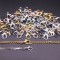 660pcs Zinc Alloy Keychain Rings Pendant Set Chain Open Jump Rings Lobster Clasp Screw Eye Pins Accessories Diy Material Package