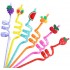 Party Straws for Kids Reusable Straws for Party Supplies Reusable Plastic Fruits Drinking Straws